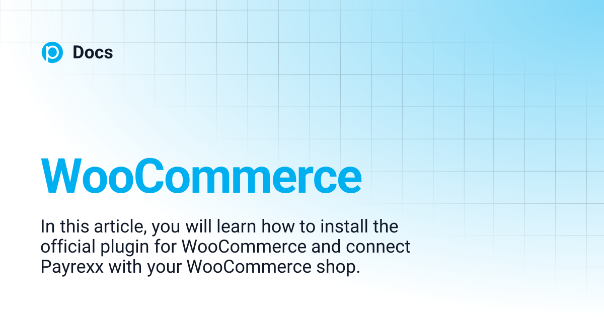 WooCommerce | ENGLISH | Docs