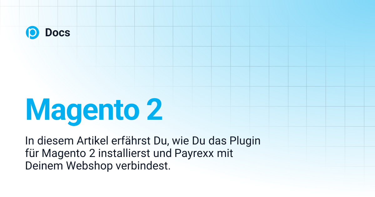 Magento 2 | Docs