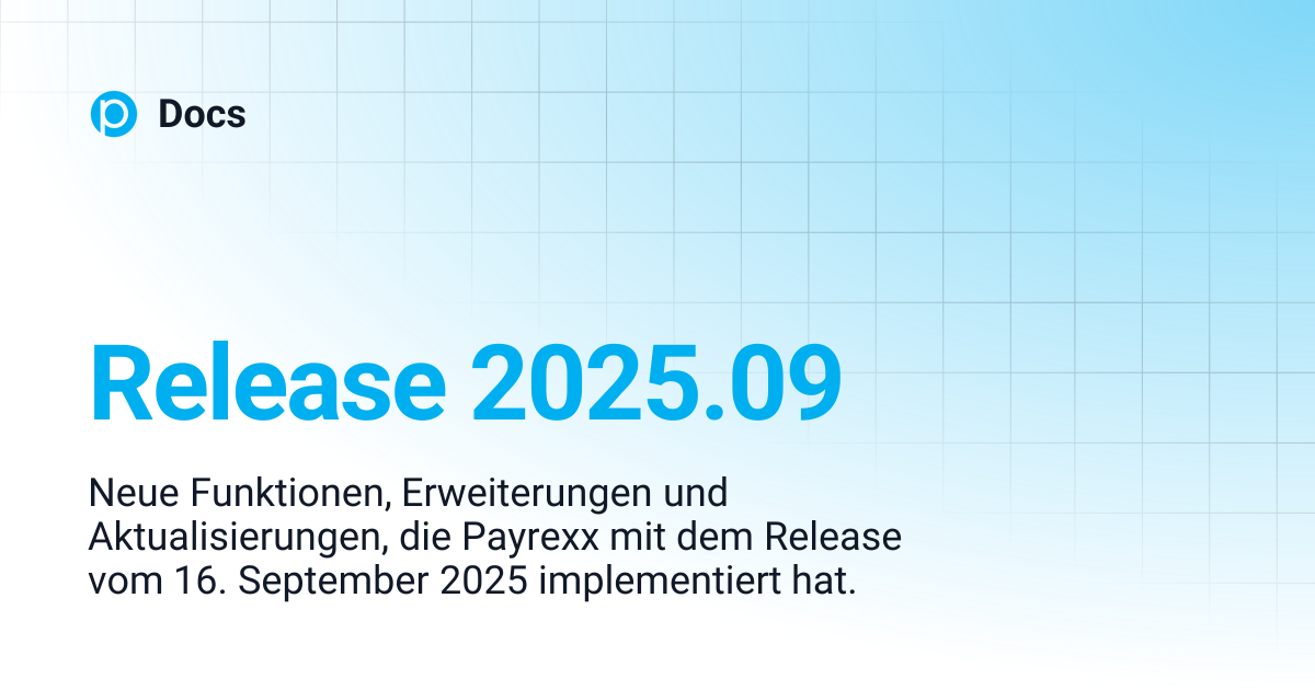 Release 2025.09 | Docs