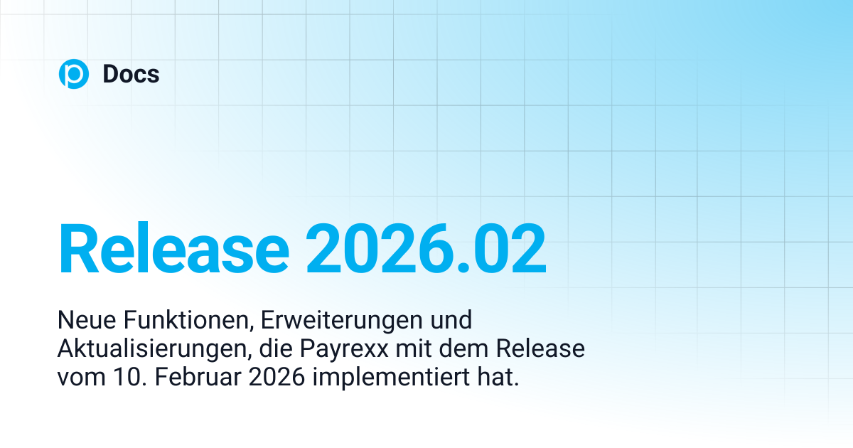 Release 2026.02 | Docs